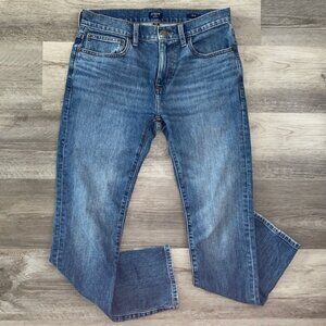 J.Crew Factory Flex Slim Straight Leg Jeans 30 x 30 Blue Classic 2025 Denim Soft